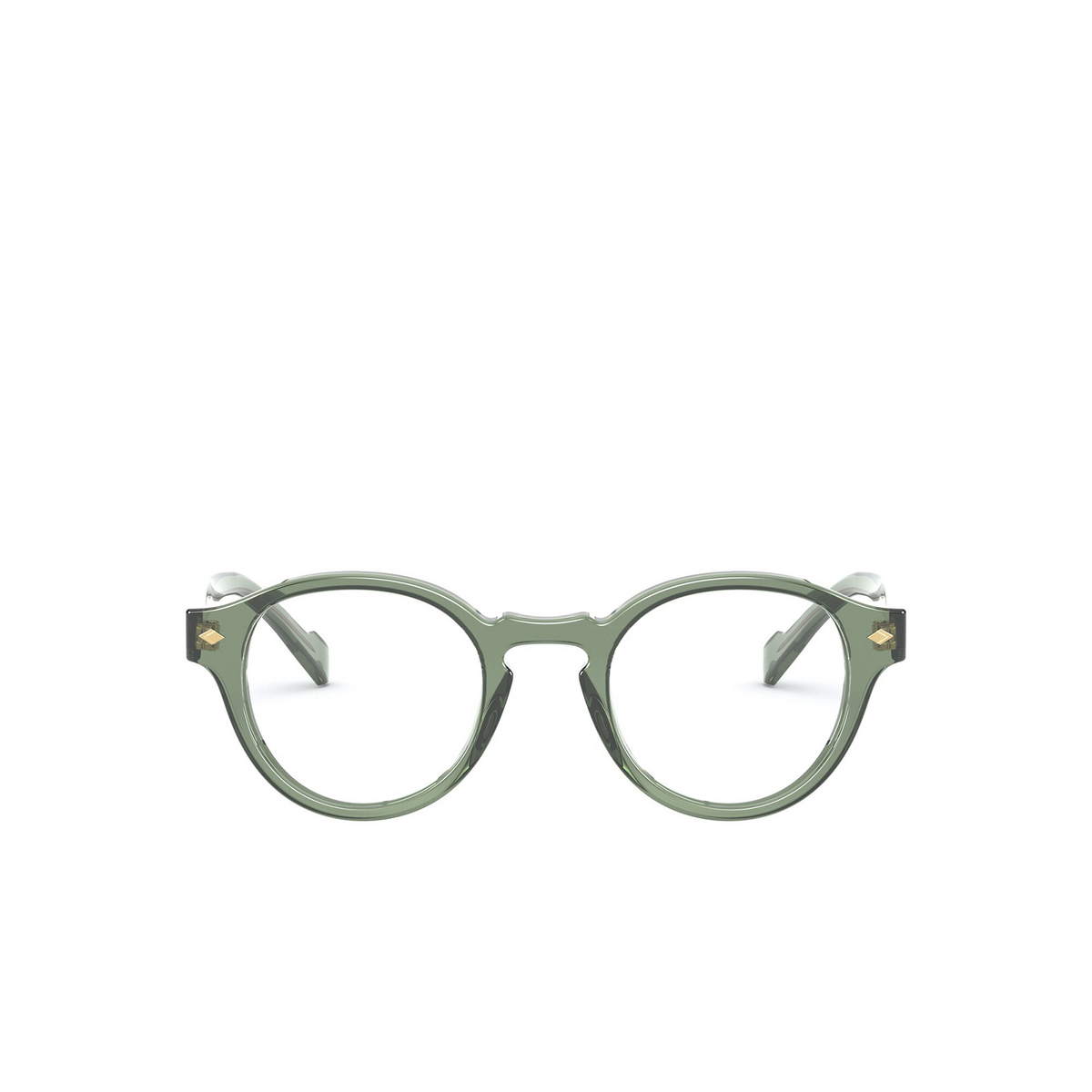 Vogue® Round Eyeglasses: VO5332 color 2821 Transparent Green - front view