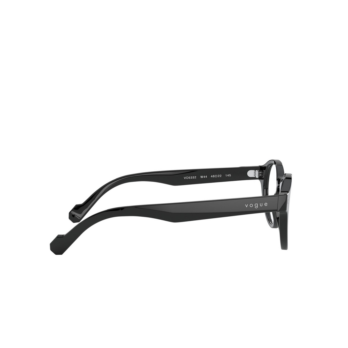 Vogue® Round Eyeglasses: VO5332 color Black W44 - 3/3.