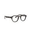 Vogue® Round Eyeglasses: VO5332 color Dark Havana W656 - product thumbnail 2/3.