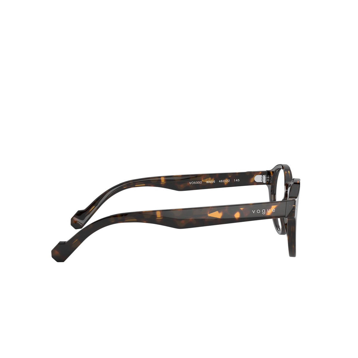 Vogue® Round Eyeglasses: VO5332 color Dark Havana W656 - 3/3.