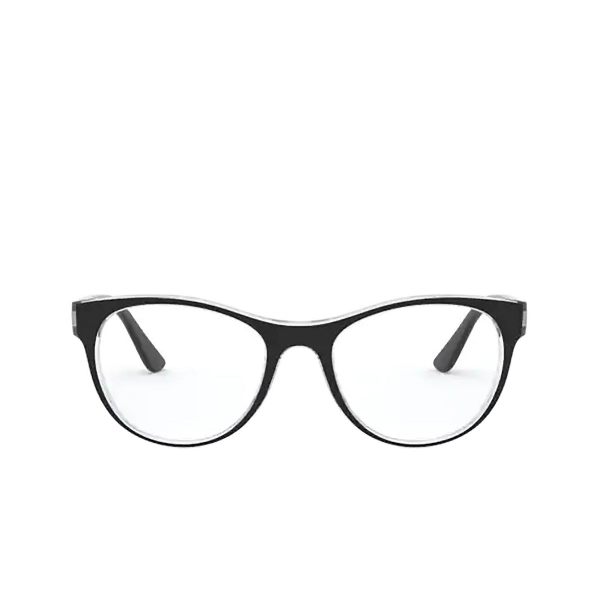 Vogue® Cat-eye Eyeglasses: VO5336 color 2839 Top Black / Serigraphy - front view