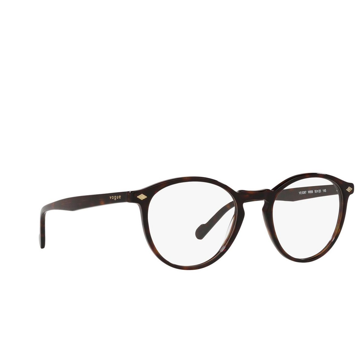 Occhiali da vista Vogue VO5367 W656 Dark Havana - tre quarti