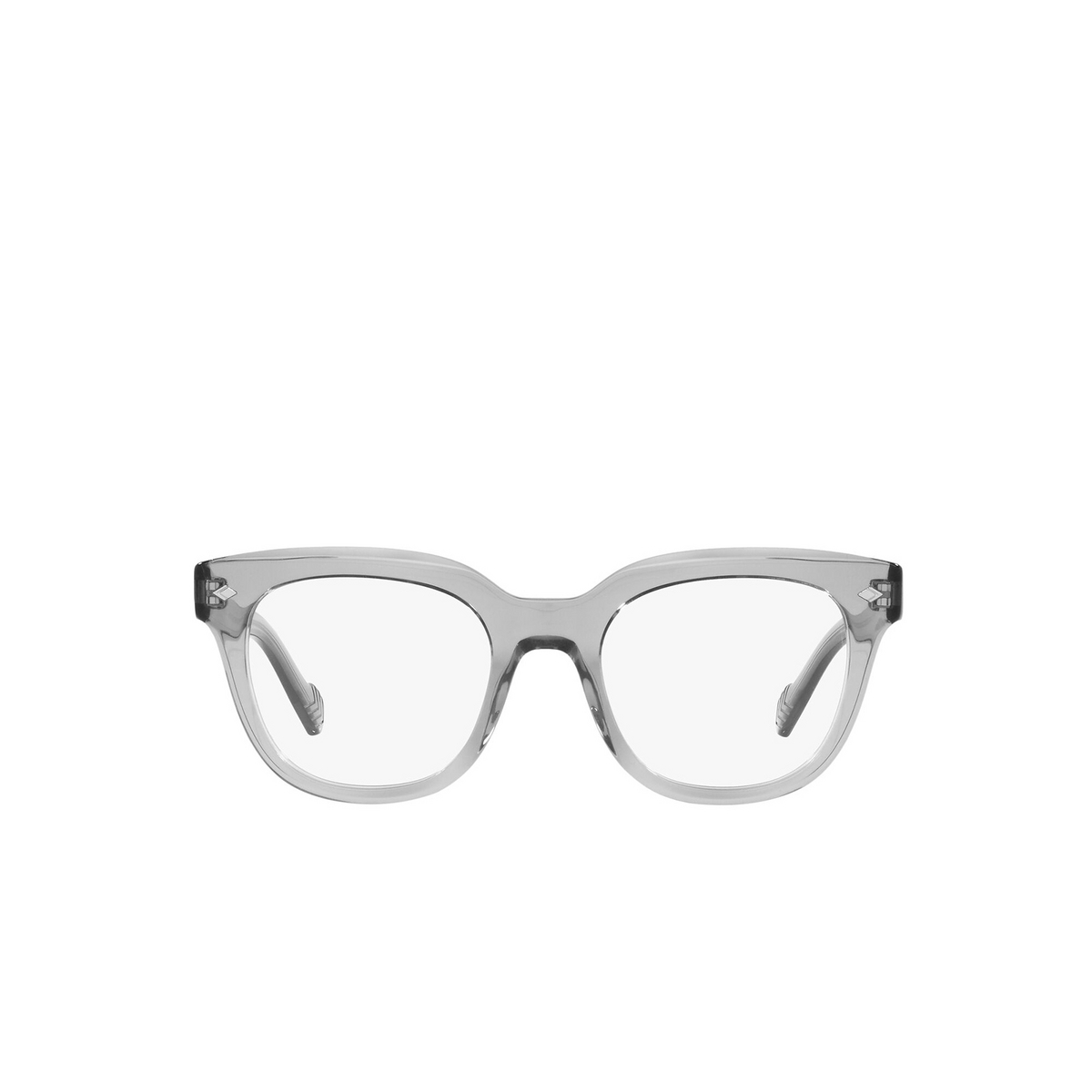 Vogue® Square Eyeglasses: VO5402 color Transparent Grey 2820 - front view.