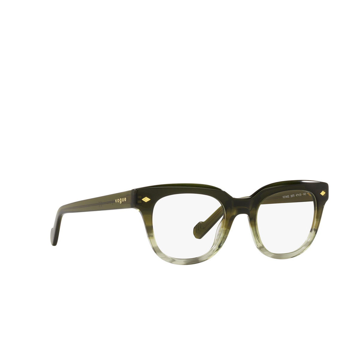 Vogue VO5402 Eyeglasses 2970 Gradient Green - three-quarters view