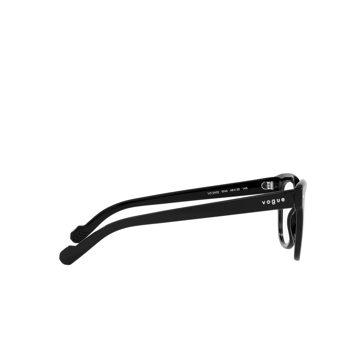Vogue® Square Eyeglasses: VO5402 color Black W44 - product thumbnail 3/3.