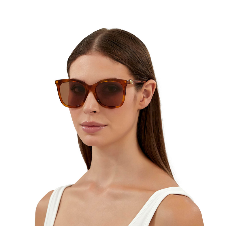 Gucci GG1071S Sunglasses 003 light havana - 5/5