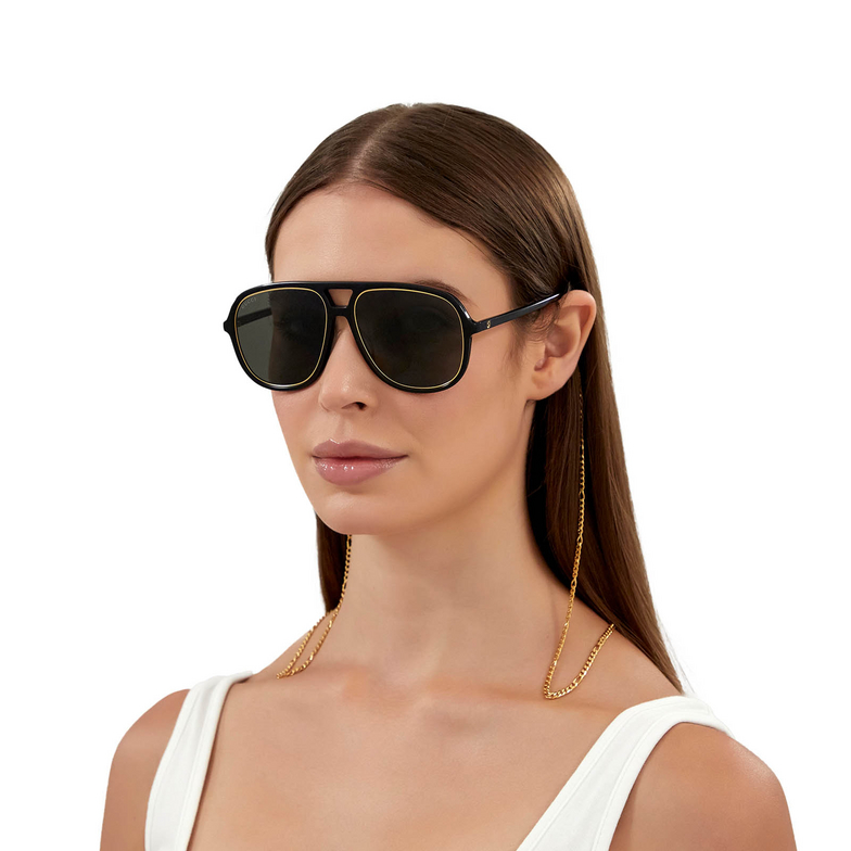 Gucci GG1077S Sunglasses 001 black - 5/5