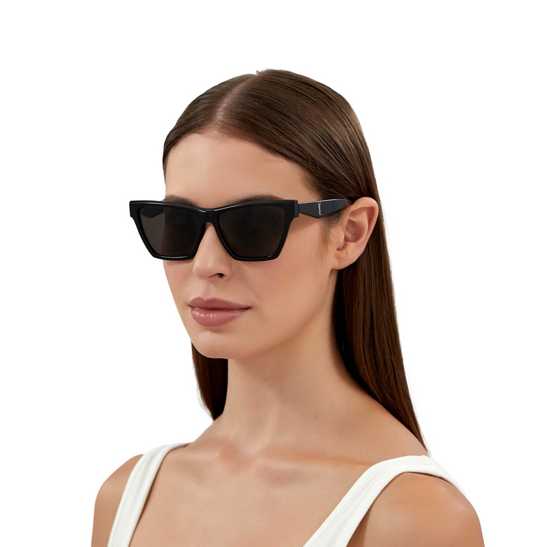 Saint Laurent SL M103 Sunglasses 002 black - 5/5