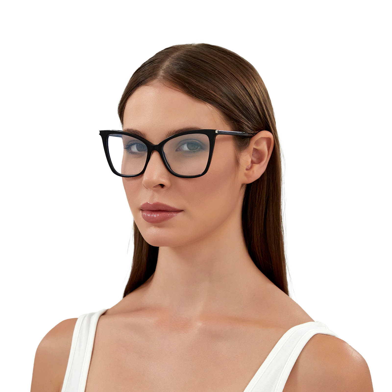 Saint Laurent® Cat-eye Sunglasses: SL 386 SUN color 001 Black - product thumbnail 4/4