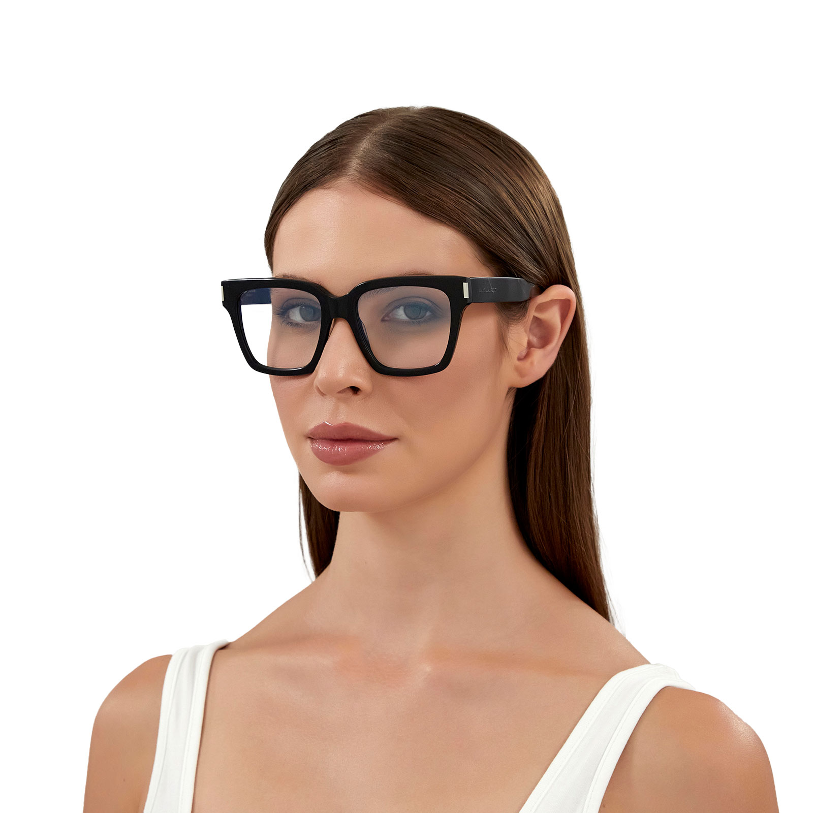 Saint Laurent® Square Sunglasses: SL 507 color 009 Black - product thumbnail 4/4