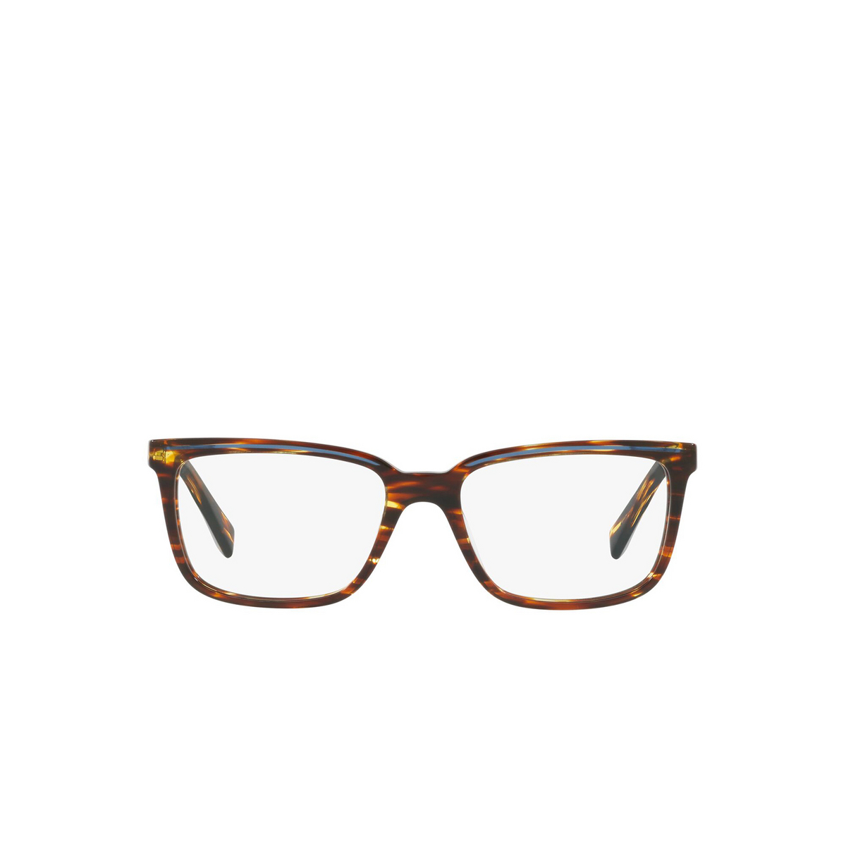 Alain Mikli® Square Eyeglasses: A03079 color Havana Blue Havana 001 - front view.