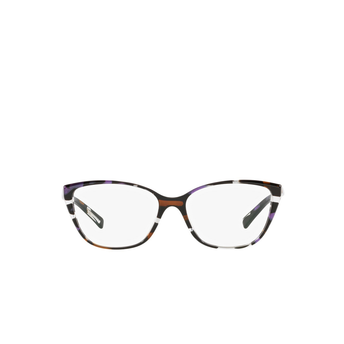 Alain Mikli® Butterfly Eyeglasses: A03082 color Purple Stained Glass 012 - front view.