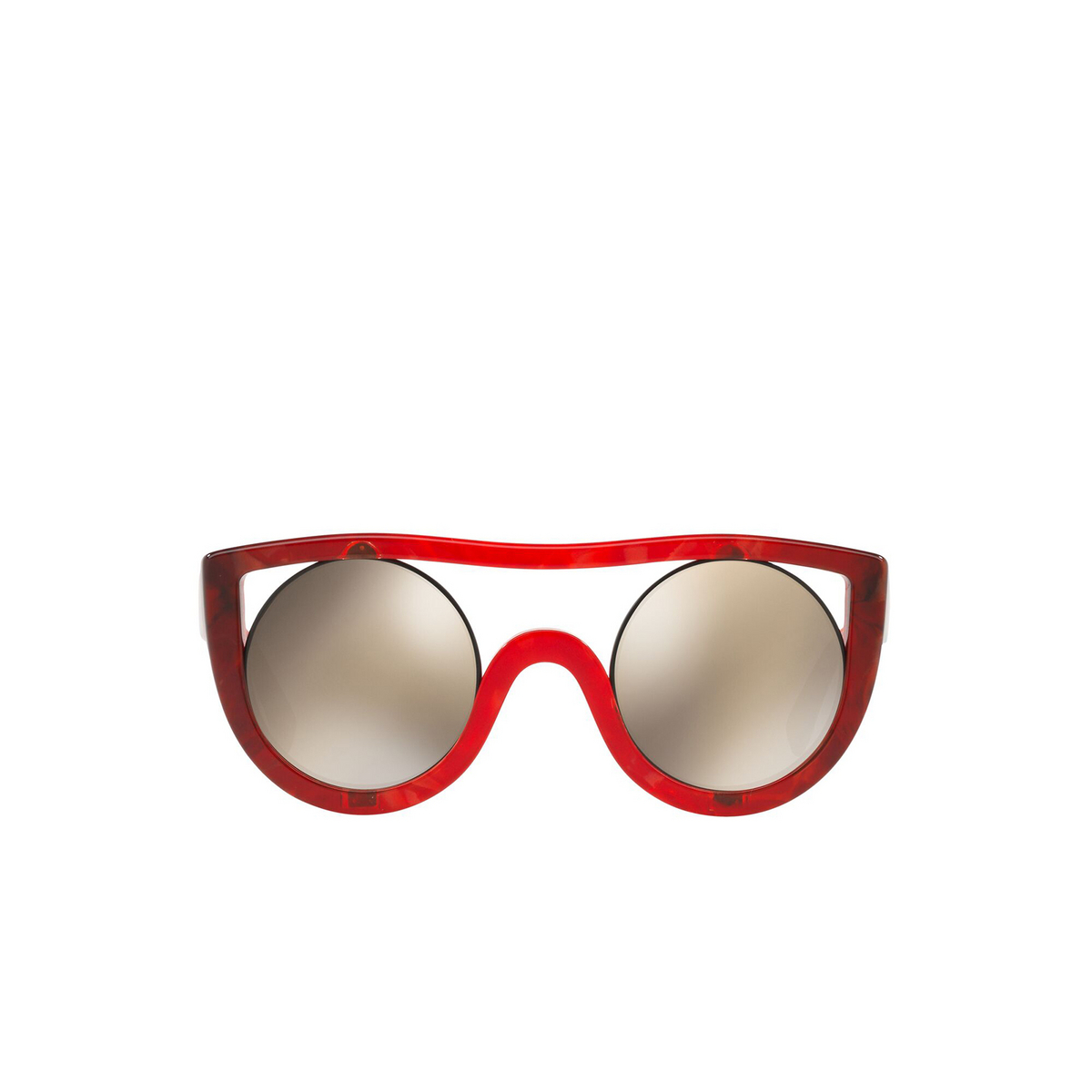 Alain Mikli® Irregular Sunglasses: Ayer A05034 color Red Grey 002/6G - front view.