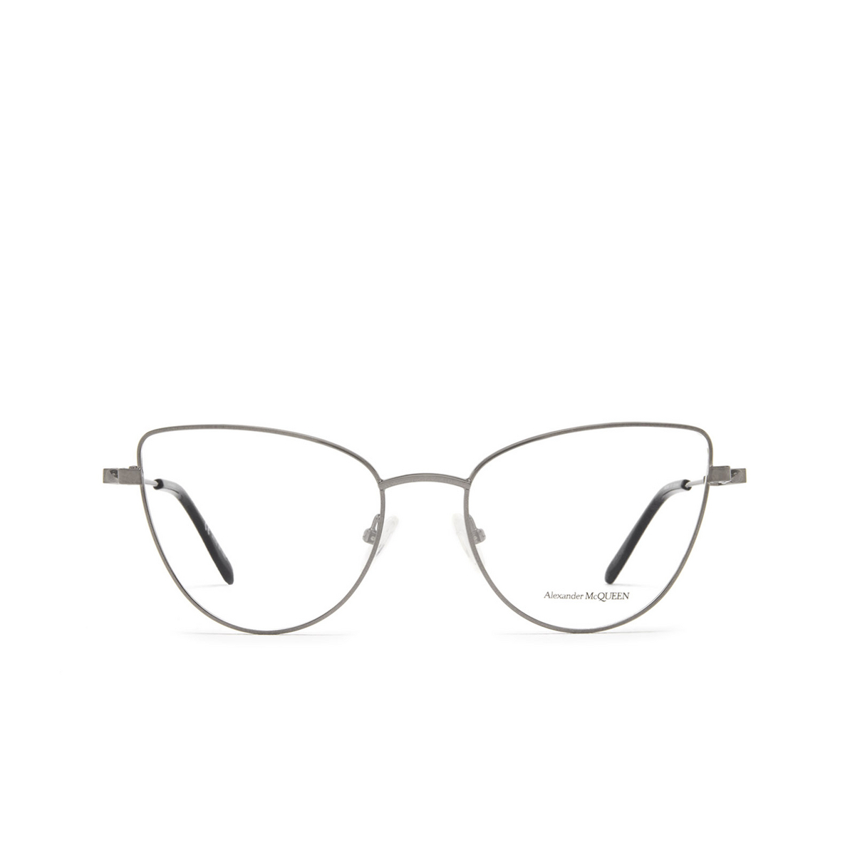 Alexander McQueen AM0268O Eyeglasses 001 Ruthenium - front view