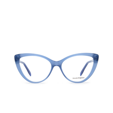 Alexander McQueen AM0287O Eyeglasses 004 blue - front view