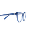 Alexander McQueen AM0287O Korrektionsbrillen 004 blue - Produkt-Miniaturansicht 3/4