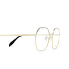 Alexander McQueen AM0338O Eyeglasses 001 gold - product thumbnail 3/4