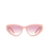 Occhiali da sole Alexander McQueen AM0377S 003 pink - anteprima prodotto 1/4