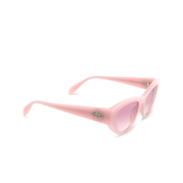 Alexander McQueen AM0377S Sonnenbrillen 003 pink - Dreiviertelansicht