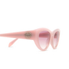 Alexander McQueen AM0377S Sunglasses 003 pink - product thumbnail 3/4