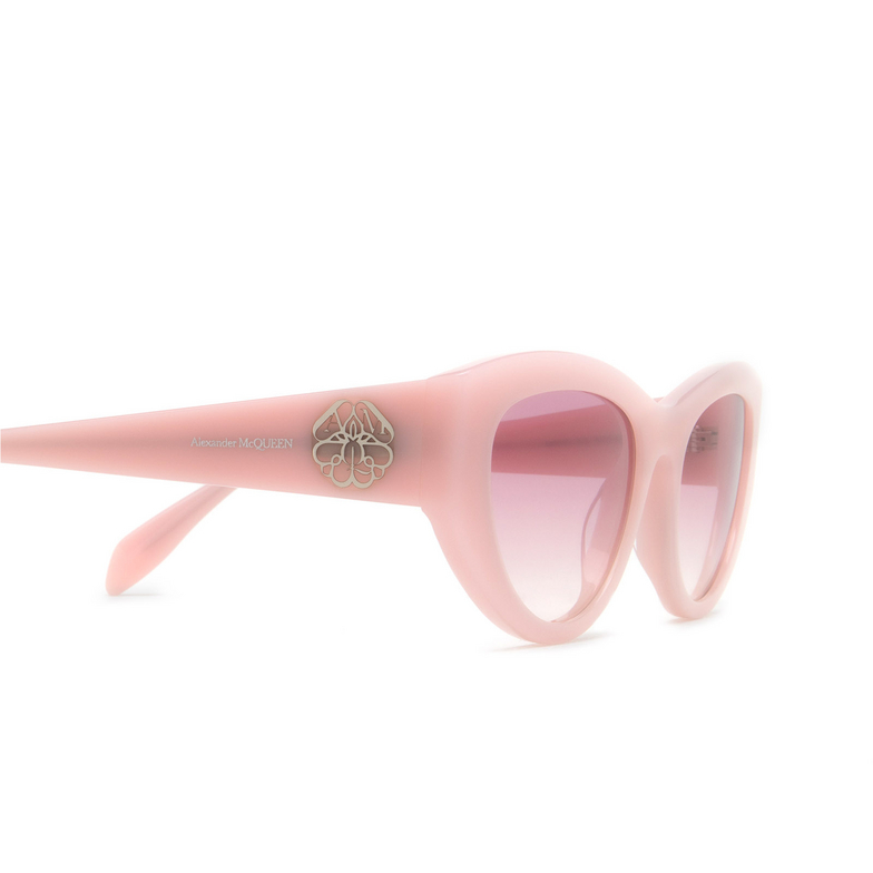 Alexander McQueen AM0377S Sunglasses 003 pink - 3/4