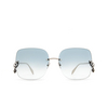 Alexander McQueen AM0390S Sunglasses 003 silver - product thumbnail 1/4