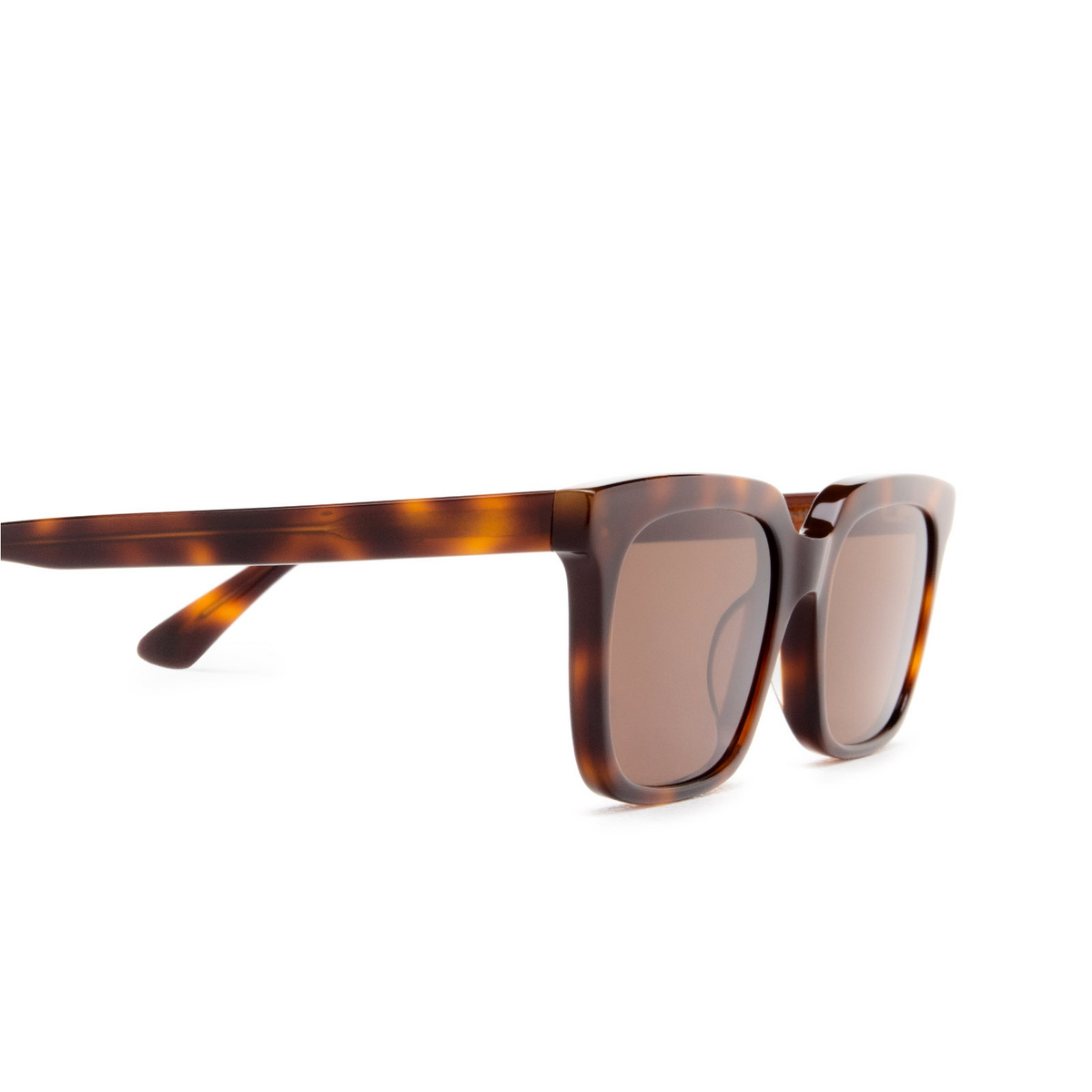 Alexander McQueen MQ0191S Sunglasses 002 Havana - 3/4