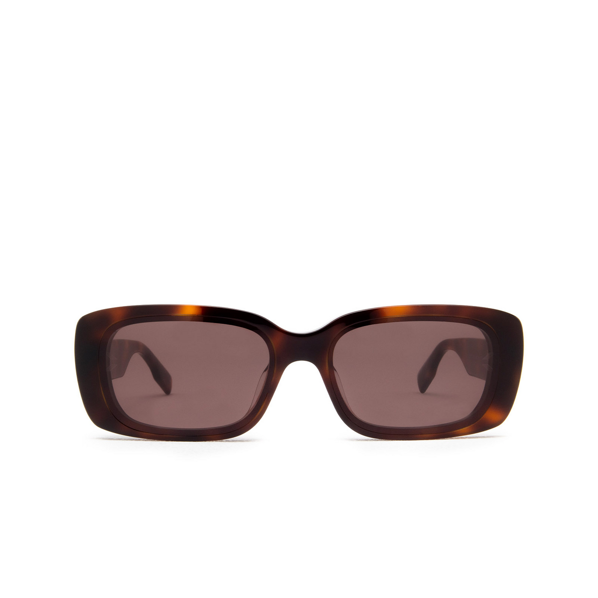 Alexander McQueen MQ0301S Sunglasses 002 Havana - front view