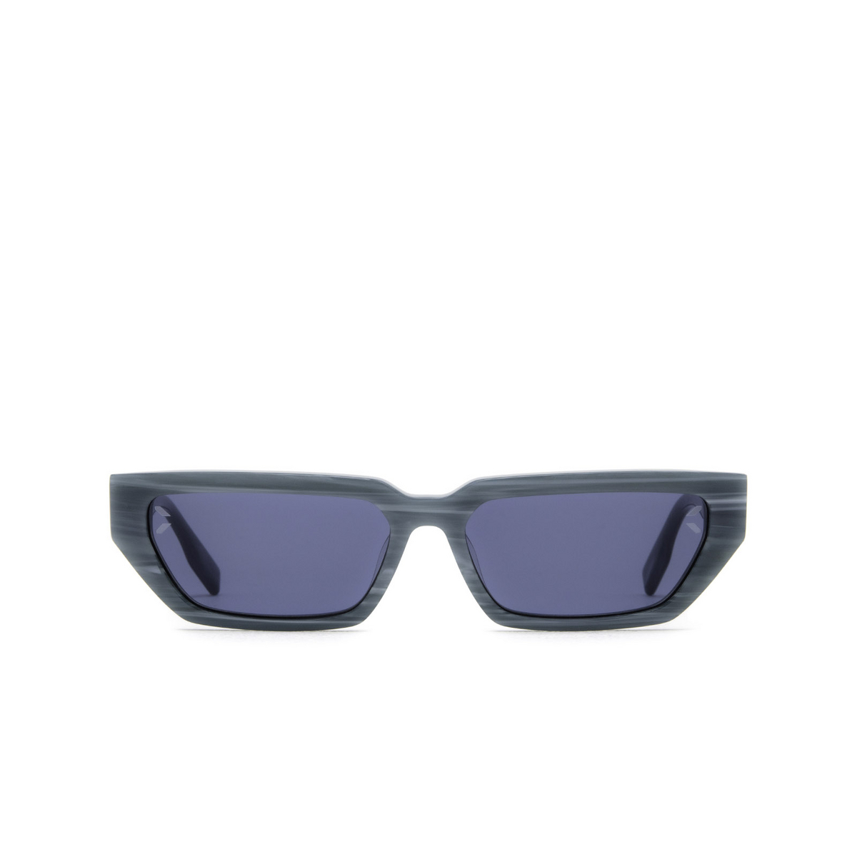 Alexander McQueen MQ0302S Sunglasses 003 Teal - front view
