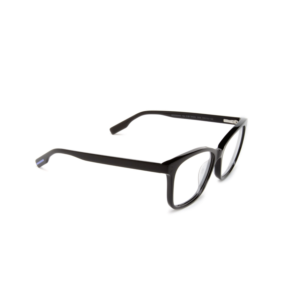 Alexander McQueen MQ0304O Eyeglasses 005 Black - product thumbnail 2/4