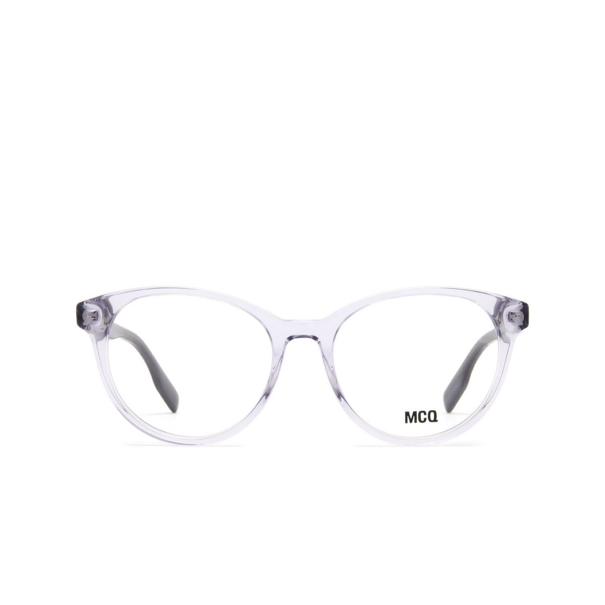 Alexander McQueen® Round Eyeglasses: MQ0308O color 007 Grey - front view