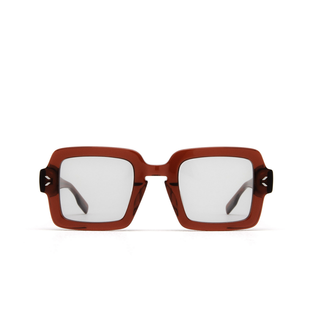 Alexander McQueen® Square Sunglasses: MQ0326S color 005 Burgundy - front view
