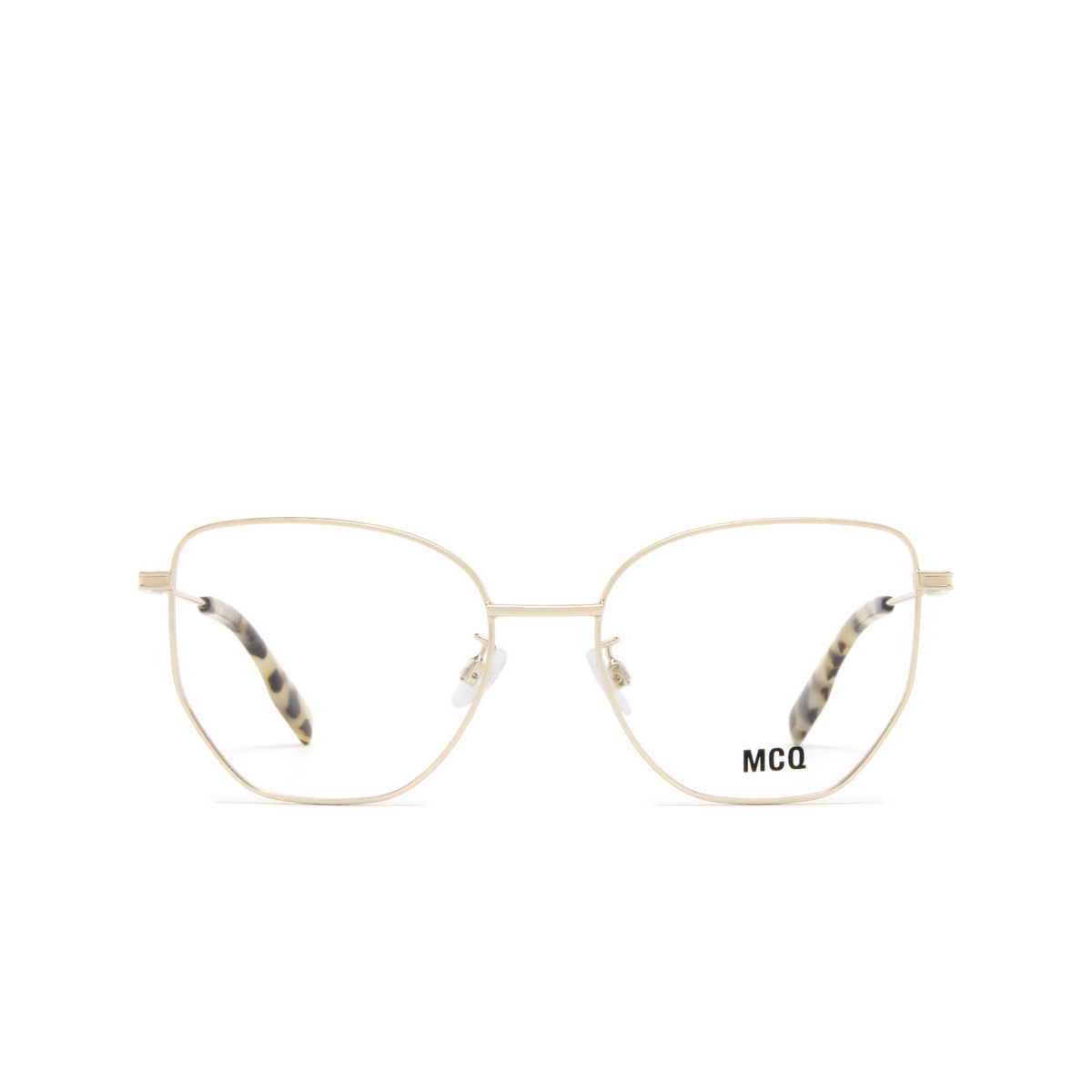 Alexander McQueen MQ0335O Eyeglasses 006 Gold - front view