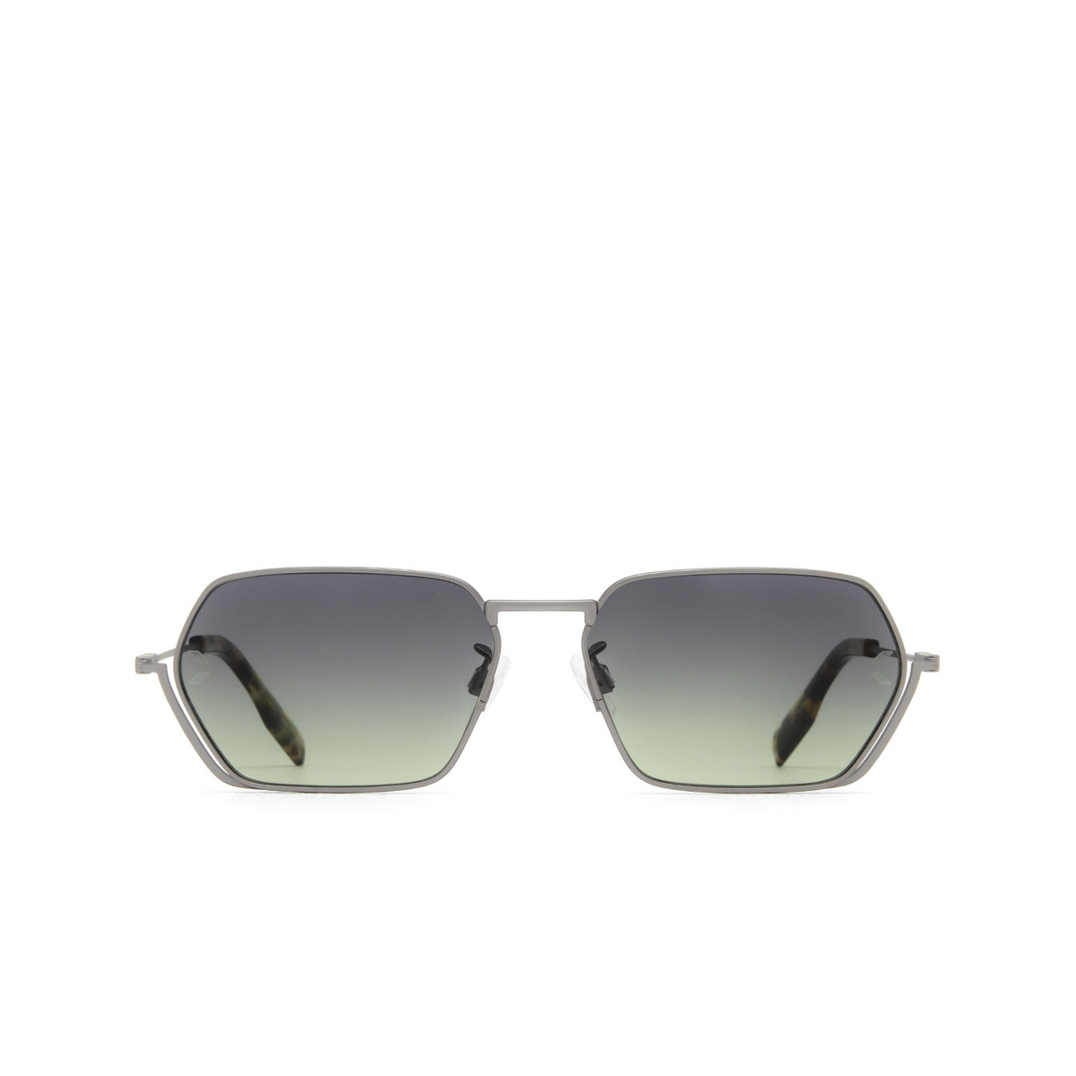 Alexander McQueen® Square Sunglasses: MQ0351S color 004 Ruthenium - front view