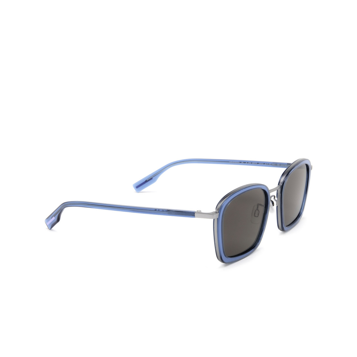 Alexander McQueen MQ0355S Sunglasses 004 Blue - three-quarters view