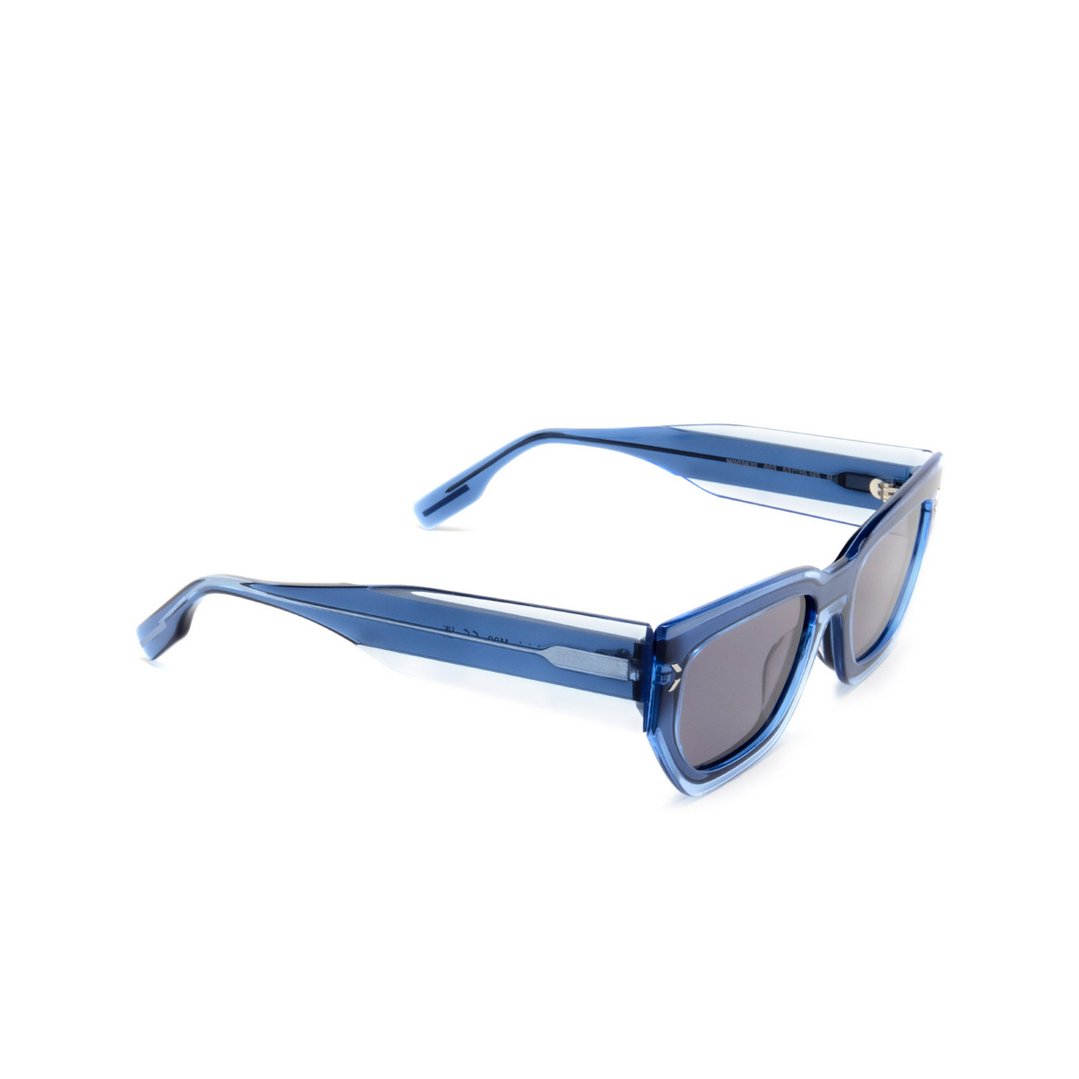 Alexander McQueen MQ0363S Sunglasses 003 Blue - three-quarters view