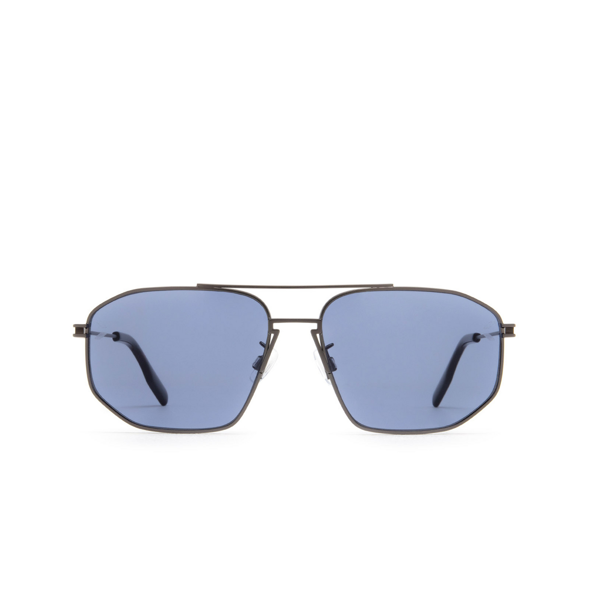 Alexander McQueen MQ0369S Sunglasses 004 Gunmetal - front view