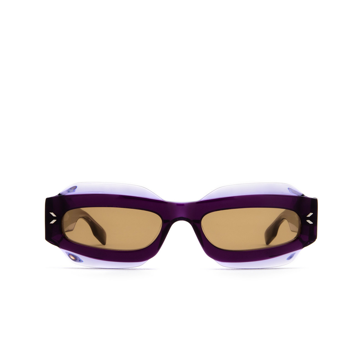 Alexander McQueen MQ0374S Sunglasses 004 Violet - front view