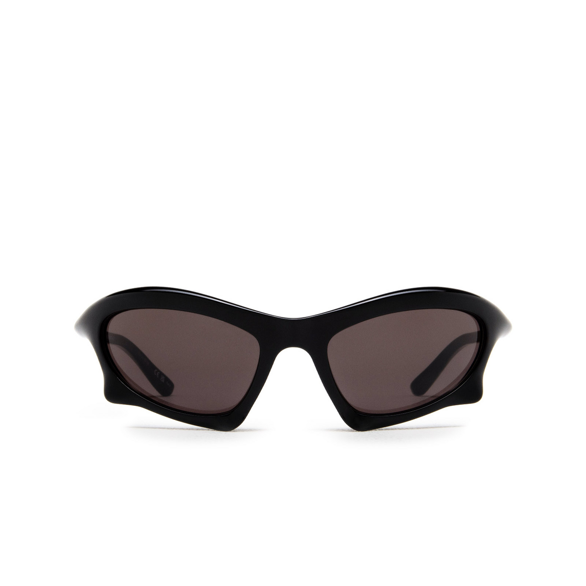 Balenciaga Bat Rectangle Sunglasses 001 Black - front view