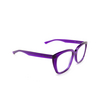Balenciaga BB0062O Korrektionsbrillen 003 violet - Produkt-Miniaturansicht 2/4