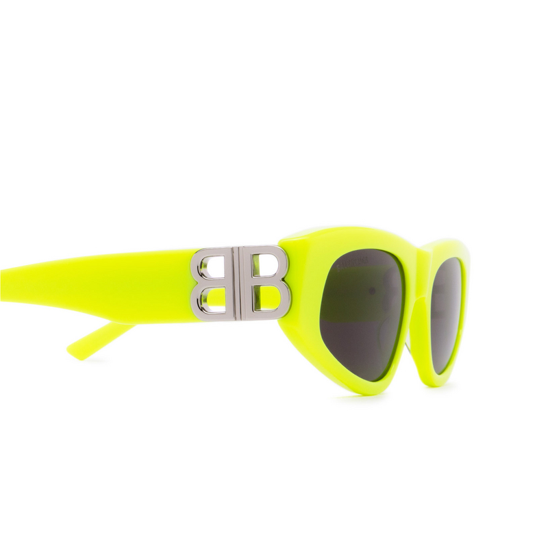 Gafas de sol Balenciaga BB0095S 007 yellow - 3/4