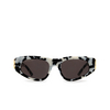 Balenciaga BB0095S Sunglasses 010 havana - product thumbnail 1/4