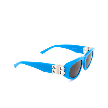 Balenciaga BB0095S Sunglasses 011 light-blue - three-quarters view
