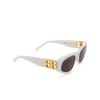 Balenciaga BB0095S Sunglasses 012 white - product thumbnail 2/4