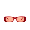 Gafas de sol Balenciaga BB0096S 003 red - Miniatura del producto 1/4