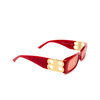 Gafas de sol Balenciaga BB0096S 003 red - Miniatura del producto 2/4