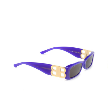 Gafas de sol Balenciaga BB0096S 004 violet - Vista tres cuartos