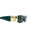 Balenciaga BB0096S Sunglasses 006 green - product thumbnail 3/4