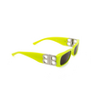 Gafas de sol Balenciaga BB0096S 008 yellow - Miniatura del producto 2/4
