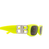 Gafas de sol Balenciaga BB0096S 008 yellow - Miniatura del producto 3/4